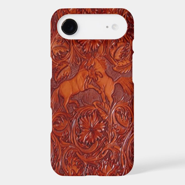 mustang  leather look  i-phone Case-Mate iPhone case (Back)