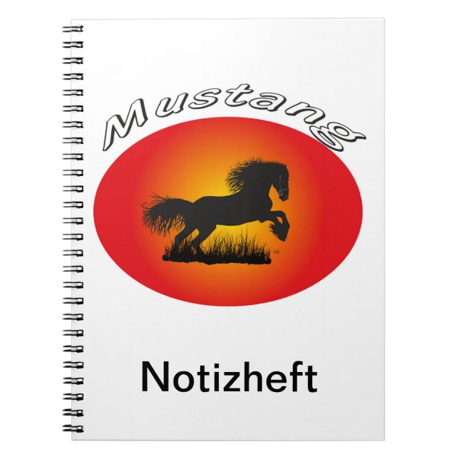 Mustang Notizheft Notebook (Front)