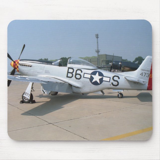 Mustang P-51D Aircraft Mouse Pad (Front)