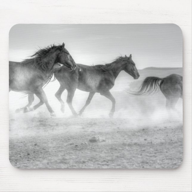 Mustang Run Mouse Pad (Front)