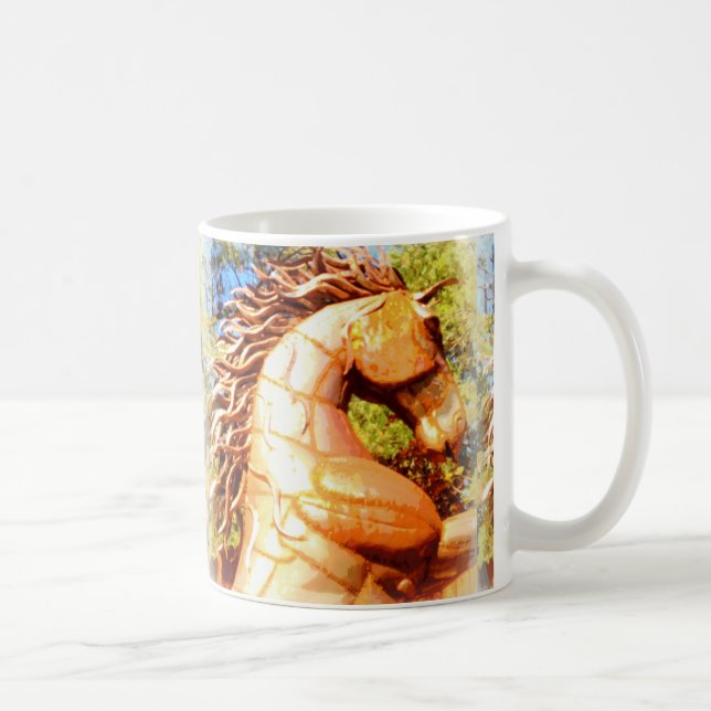 mustang stallion coffee mug (Right)