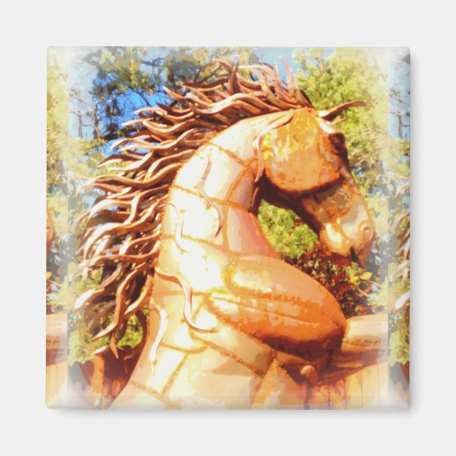 mustang stallion magnet (Front)