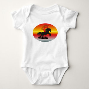 Mustang T-shirt Baby Bodysuit
