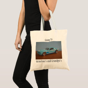 Mustang Toy Car Tote Bag
