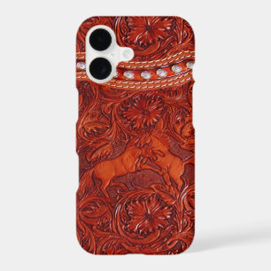 mustang western leather iPhone 7 case