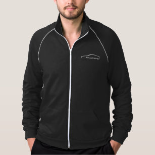 Mustang White Silhouette Logo Jacket