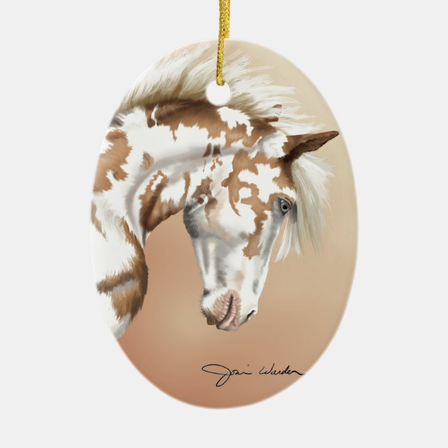 Mustang Wild Xtend Ceramic Tree Decoration (Front)