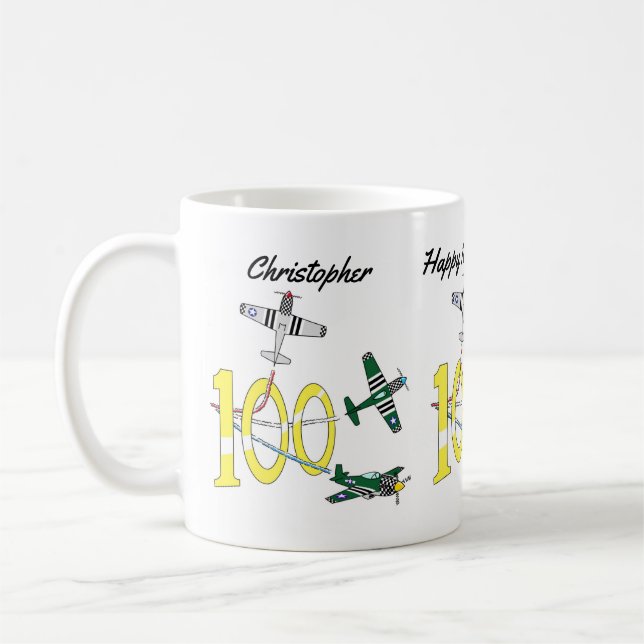 Mustangs 100th Birthday Coffee Mug (Left)