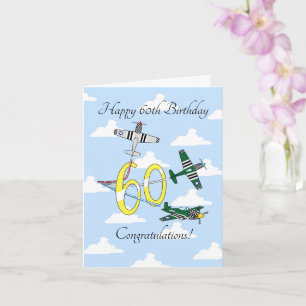 Mustangs 60th (Blue Sky) Birthday Card