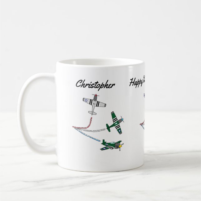 Mustangs Birthday Coffee Mug (Left)