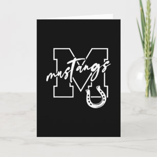 Mustangs card
