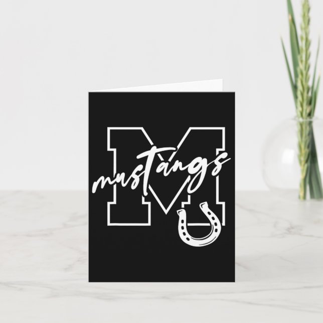 Mustangs  card (Front)