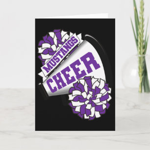 Mustangs Cheer Ck To School Cheerleading Spirit P Card