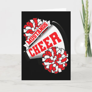 Mustangs Cheer Ck To School Cheerleading Spirit R Card