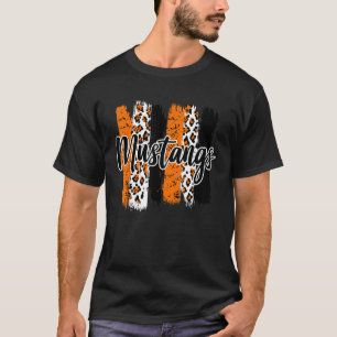 Mustangs School Sports Fan Team Spirit Mascot T-Shirt