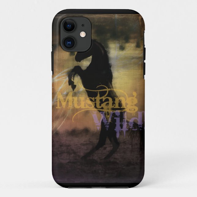 MustangWILD iPhone Case (Back)