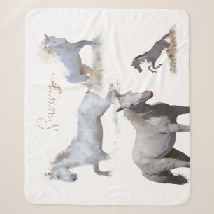 MustangWild Stallion Survivor Sherpa Blanket