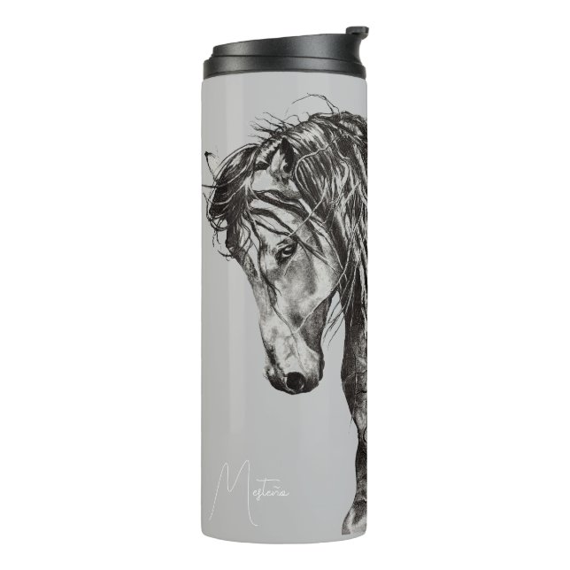 MustangWild Water Bottle - Mesteno (Rotated Left)