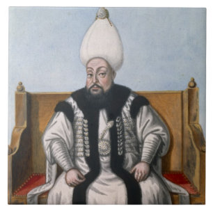 Mustapha III (1717-74) Sultan 1757-74, from 'A Ser Ceramic Tile