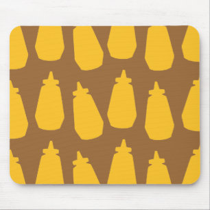 Mustard Bottles Mouse Pad