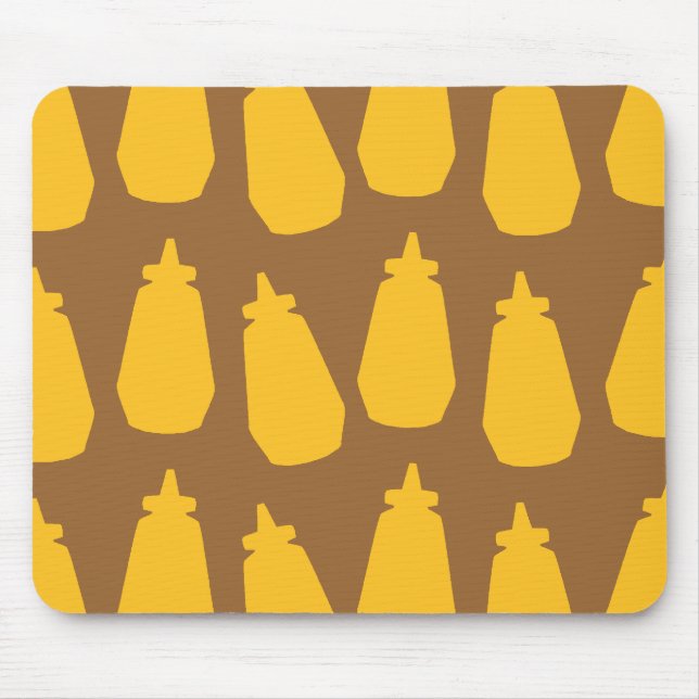 Mustard Bottles Mouse Pad (Front)