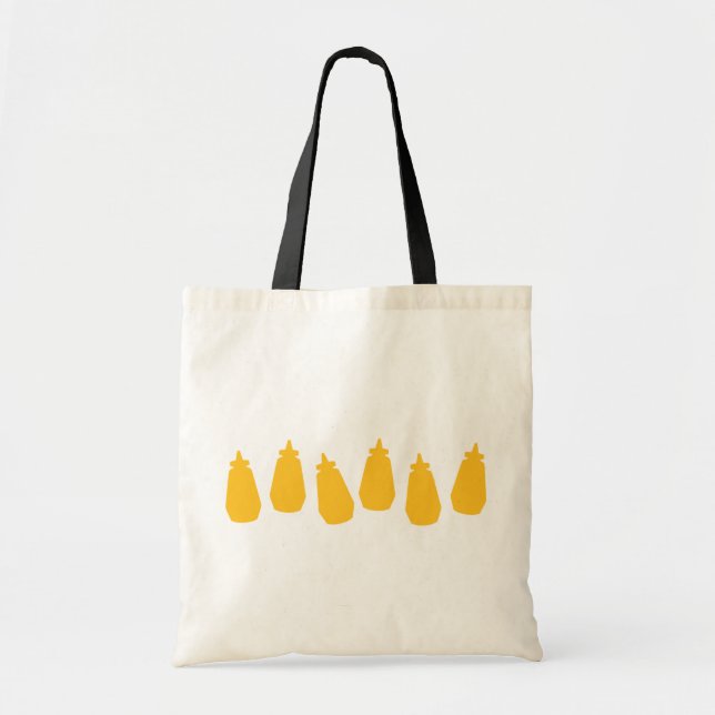 Mustard Bottles Tote Bag (Front)