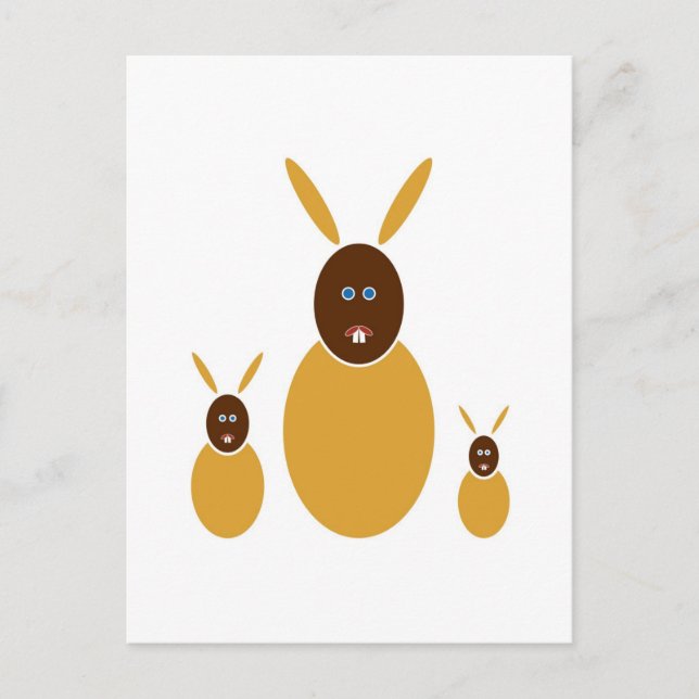 Mustard Bunnies Postcard (Front)
