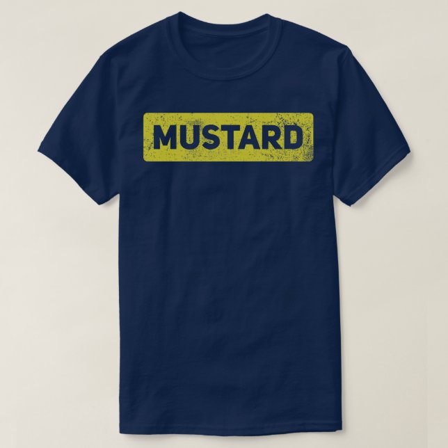 Mustard Condiment Vintage T-Shirt (Design Front)