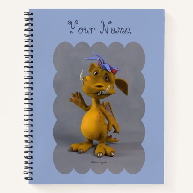 Mustard Dragon Notebook (Front)