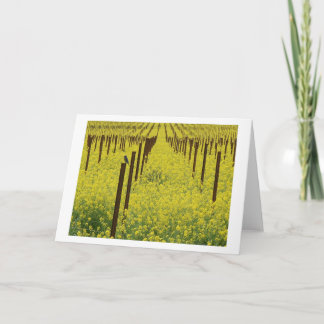 Mustard Field Card