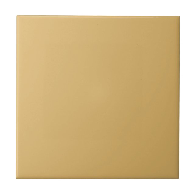 Mustard Gold  Ceramic Tile (Front)
