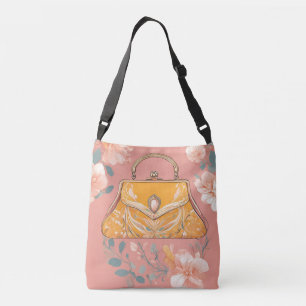 Mustard in the Air AI art  Crossbody Bag