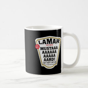 Mustard Lamar Tv Off Use Your Heart - Mustard Coffee Mug