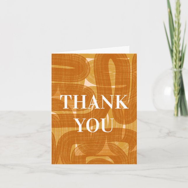 Mustard Paths Thank You Card (Front)