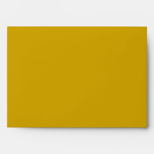 Mustard Return Address Invitation Envelopes