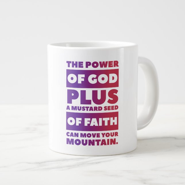 Mustard Seed  Jumbo Mug (Front Right)