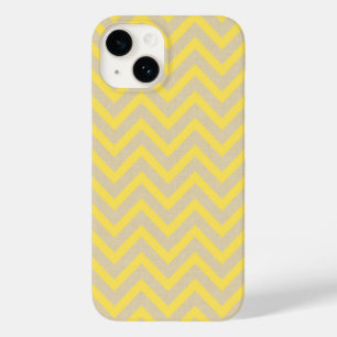 Mustard Spice Moods Chevrons Case-Mate iPhone 14 Case