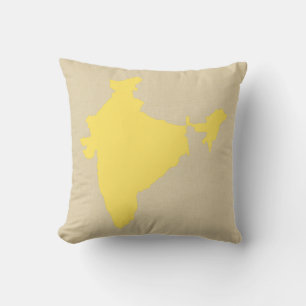 Mustard Spice Moods India Cushion