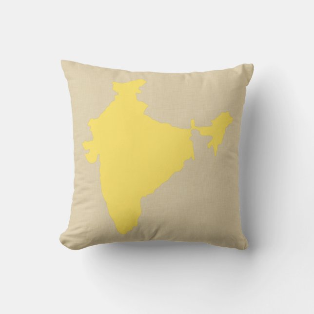 Mustard Spice Moods India Cushion (Front)