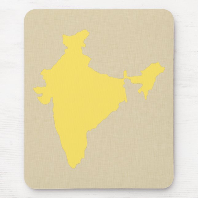 Mustard Spice Moods India Mouse Pad (Front)