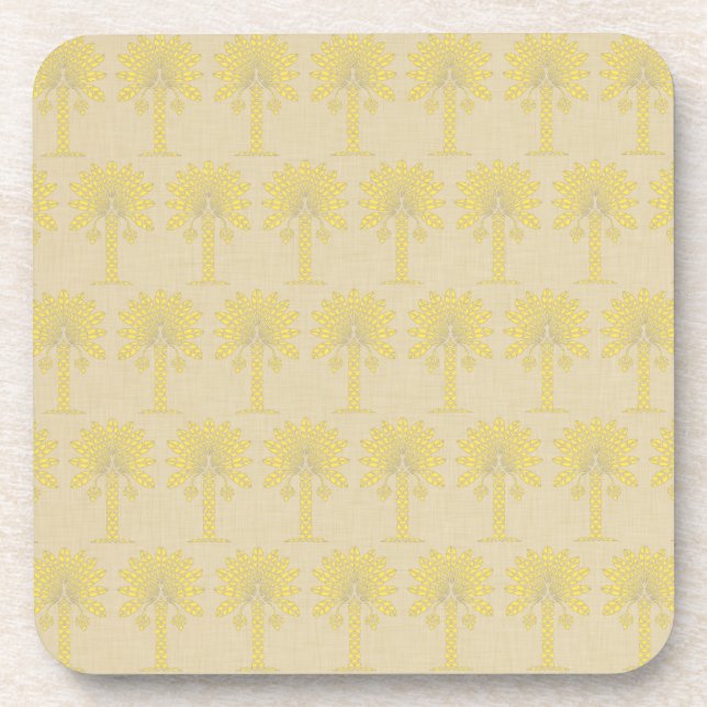 Mustard Spice Moods Palm Coaster (Front)