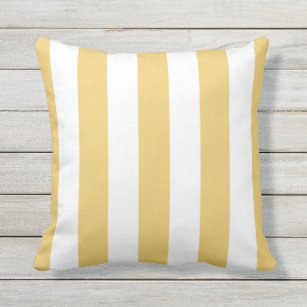 yellow stripe pillow