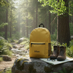 Mustard Yellow Back to School Backpack