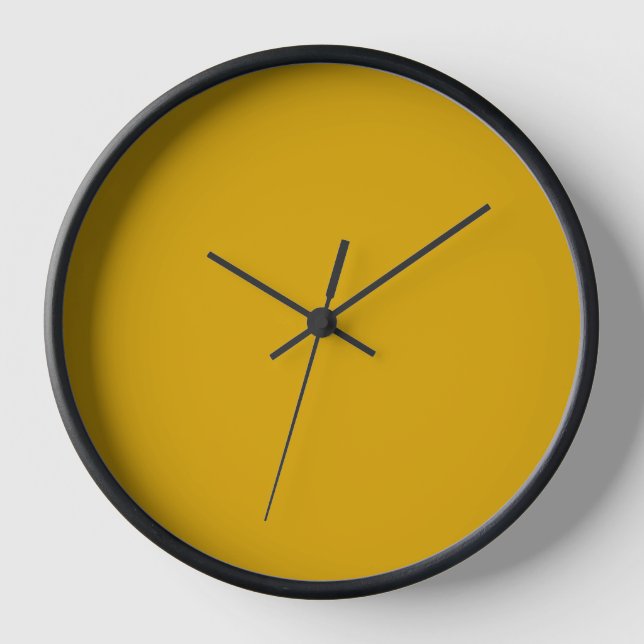 Mustard Yellow Clock (Front)