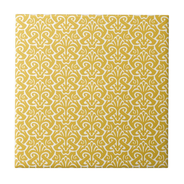 mustard yellow luxurious tiles (Front)