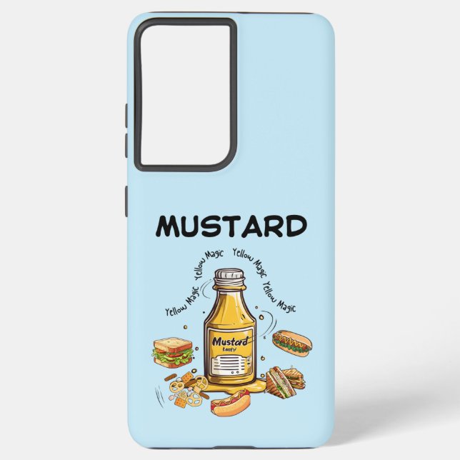 Mustard: Yellow Magic Samsung Galaxy S21 Ultra Case (Back)