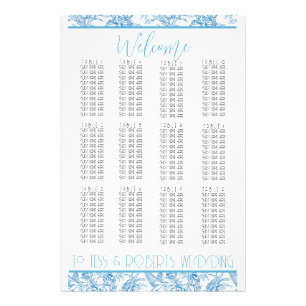 Mustard Yellow Minimalist Seating Chart Print