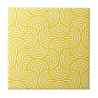 mustard yellow minutely tiles