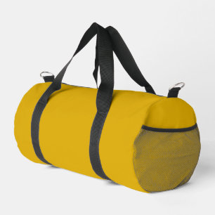 Mustard Yellow Solid Color Duffle Bag
