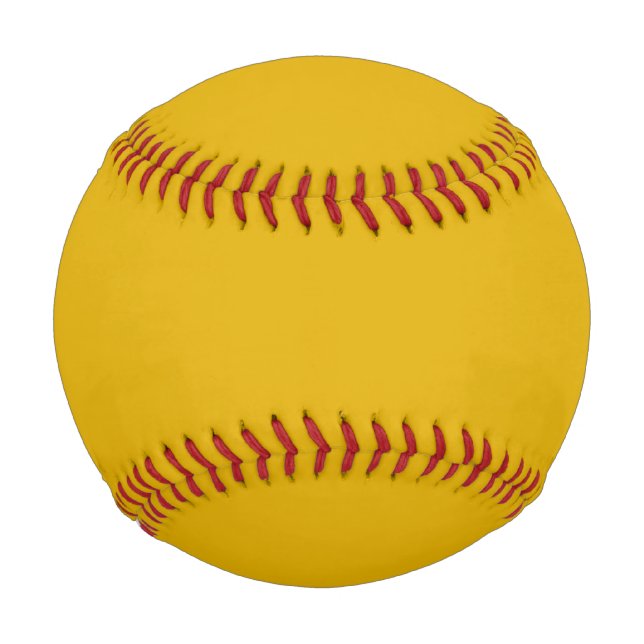 Mustard Yellow Solid Colour Baseball (Front)